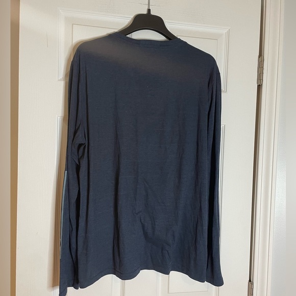 prAna Men's Prospect Heights Graphic Long Sleeve in nautical multi-stripe - XL - Picture 3 of 6